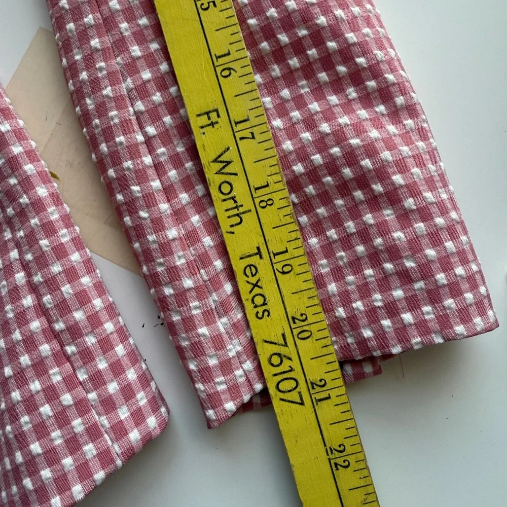 Vintage‎ Gingham Textured Blazer Unisex